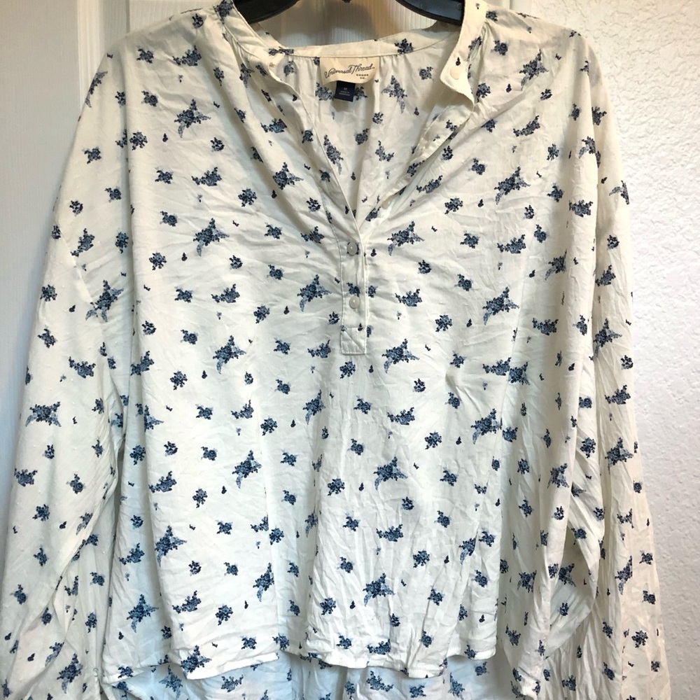 Long Sleeve Peasant Blouse